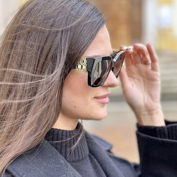 Dior MISSDIOR S2I 26D0 Square Sunglasses - Havana/Brown main image 11